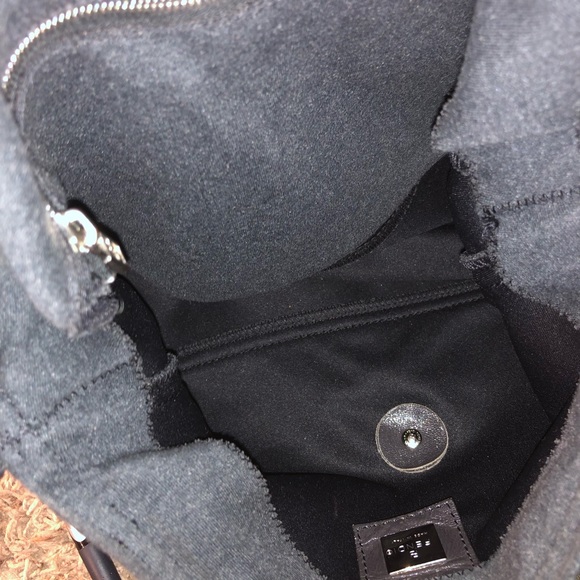 FENDI F/W 09 Blackout Mamma Forever Baguette in Grey Jersey Cotton - Picture 13 of 13